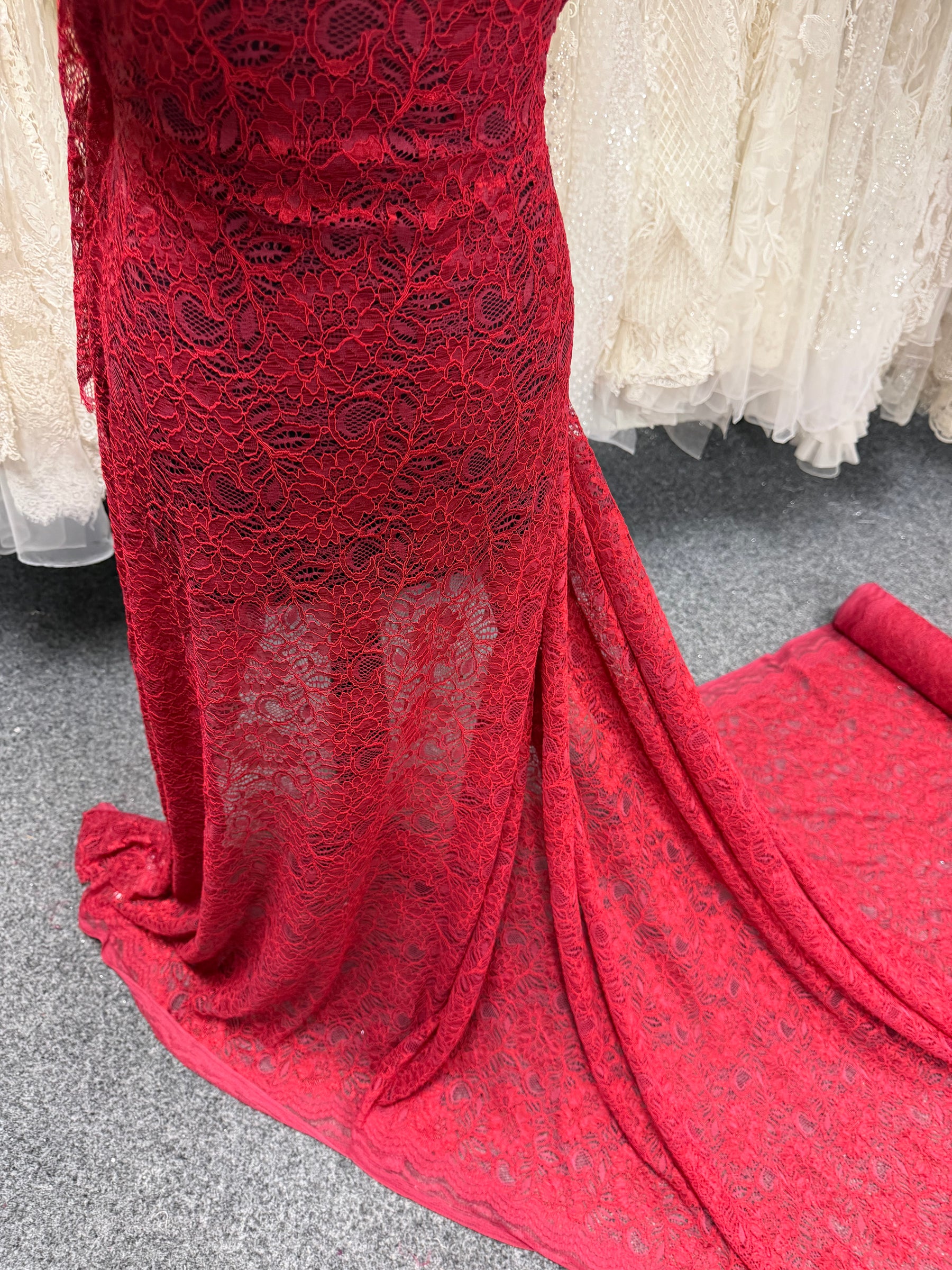 Scarlet Corded Lace - Tocca