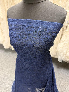Arabian Blue Corded Lace - Tocca