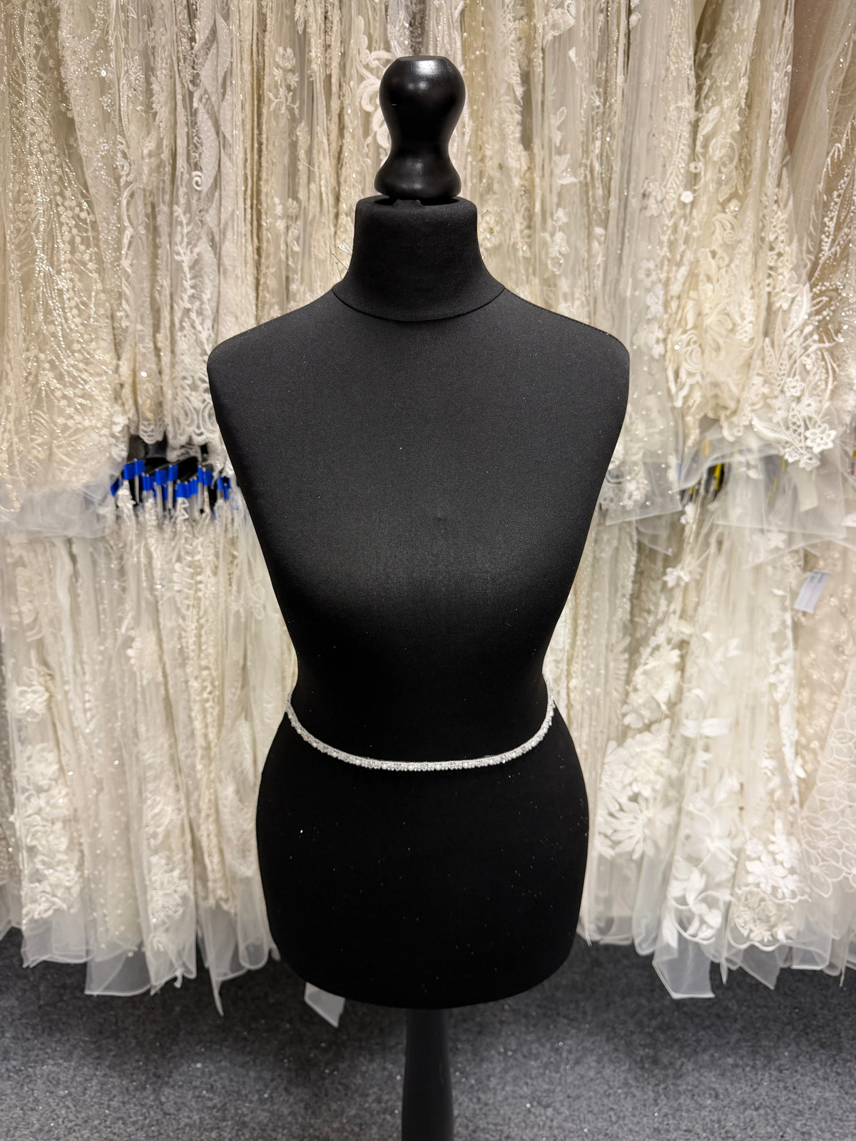 Ivory Beaded Dress Trim - T958