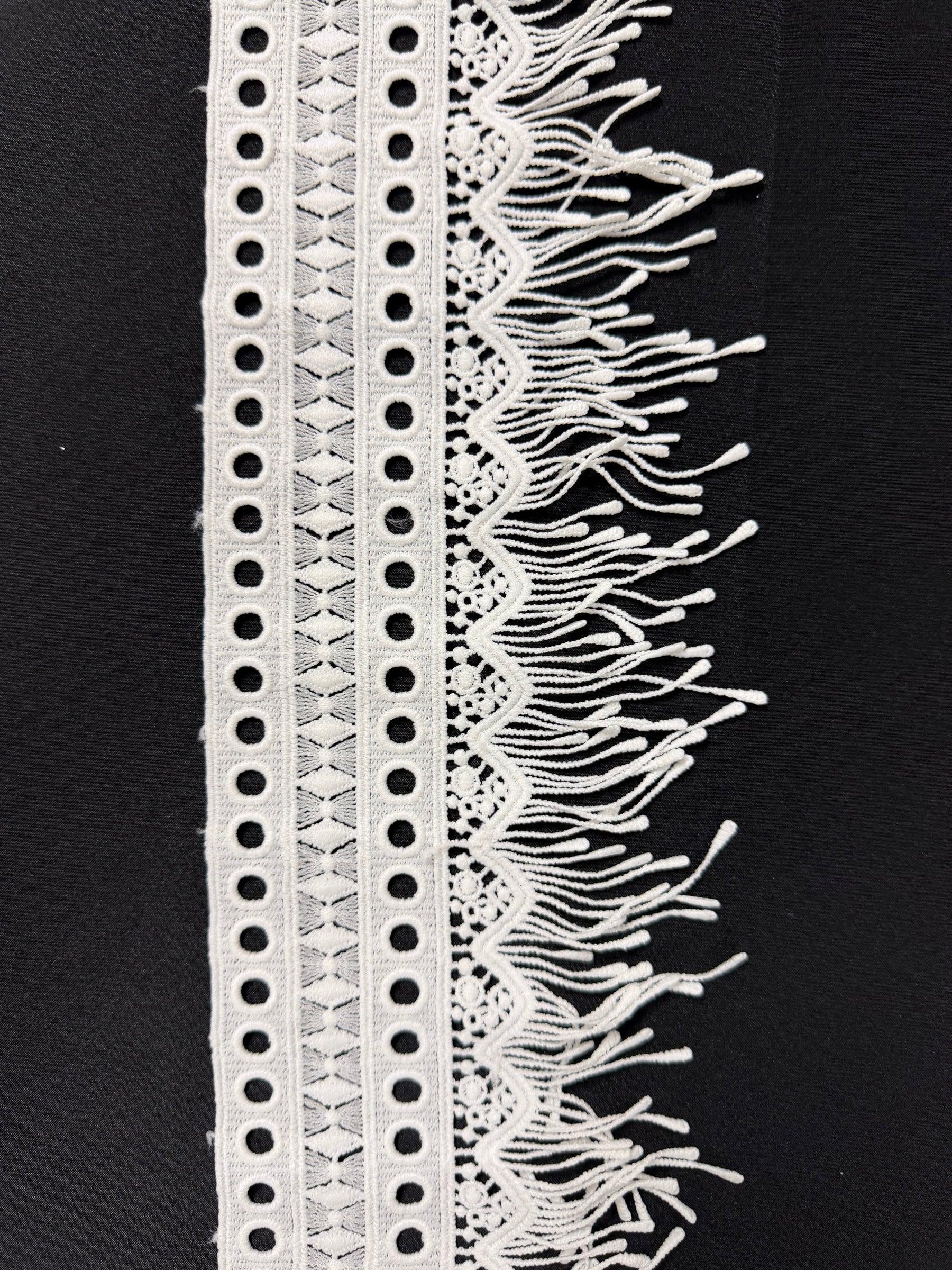 Ivory Fringing Edging - EF4002