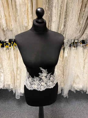 Ivory 3D Beaded Edging - EF2007