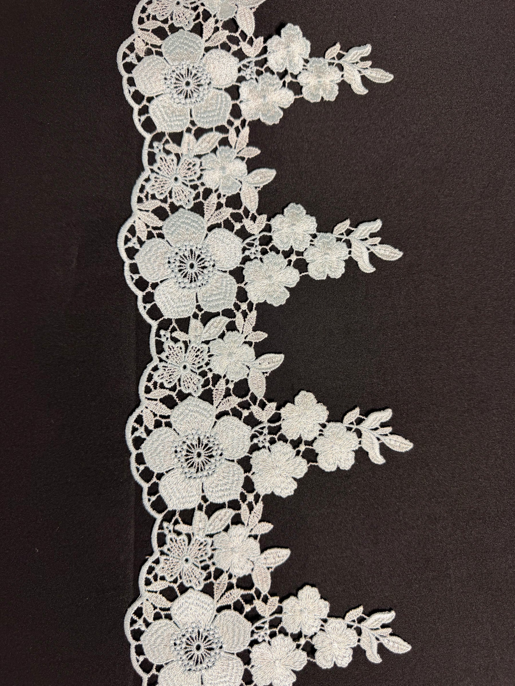 Baby Blue Guipure Edging - EF4018
