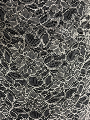 Slate Grey Corded Lace - Tocca