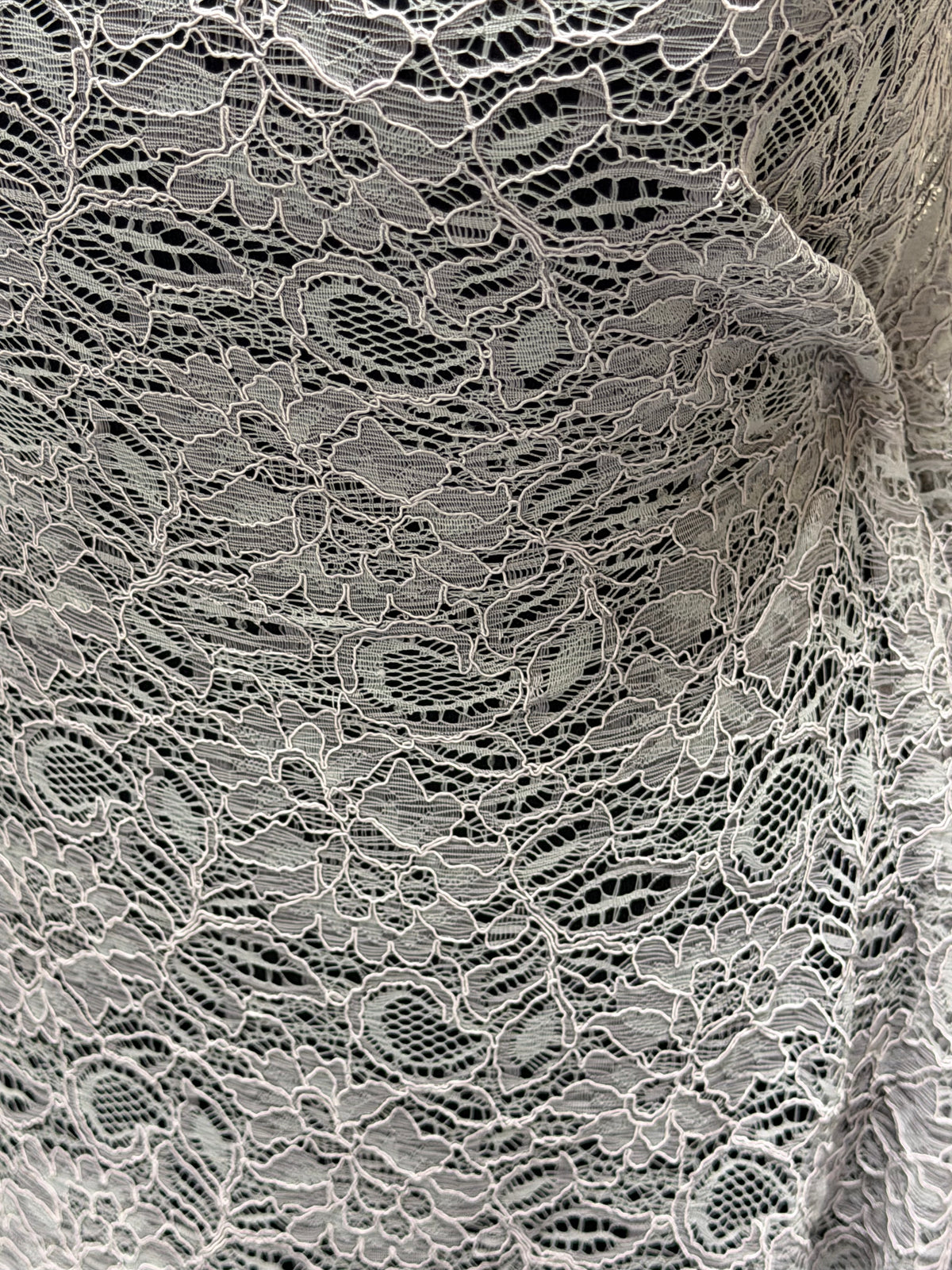 Silver Blush Corded Lace - Tocca