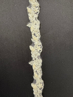 Ivory Beaded Edging - EF2001