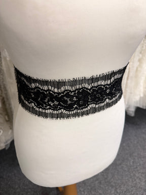 Black French Lace Edging - EE4004