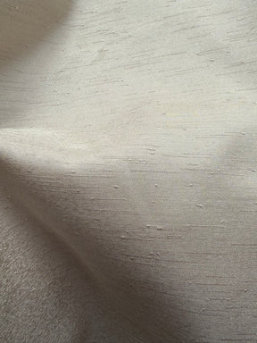 Coffee Polyester Satin Backed Dupion - Clarity (P967)