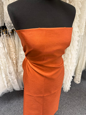 Cinnamon Polyester Satin Backed Dupion - Clarity (P967)