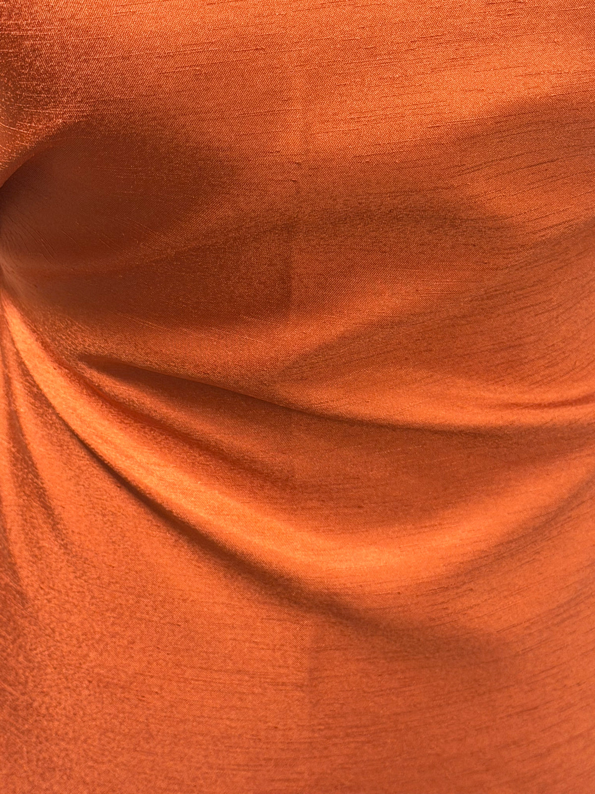 Cinnamon Polyester Satin Backed Dupion - Clarity (P967)