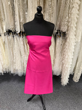 Cerise Polyester Satin Backed Dupion - Clarity (P967)