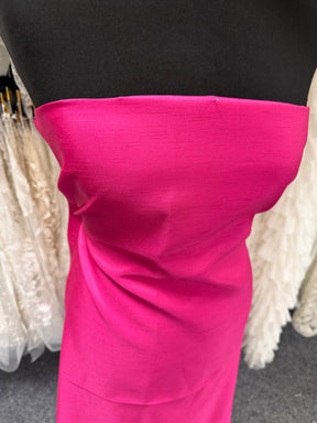 Cerise Polyester Satin Backed Dupion - Clarity (P967)