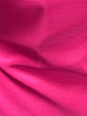 Cerise Polyester Satin Backed Dupion - Clarity (P967)
