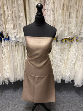 Taupe Polyester Satin Backed Dupion - Clarity (P967)