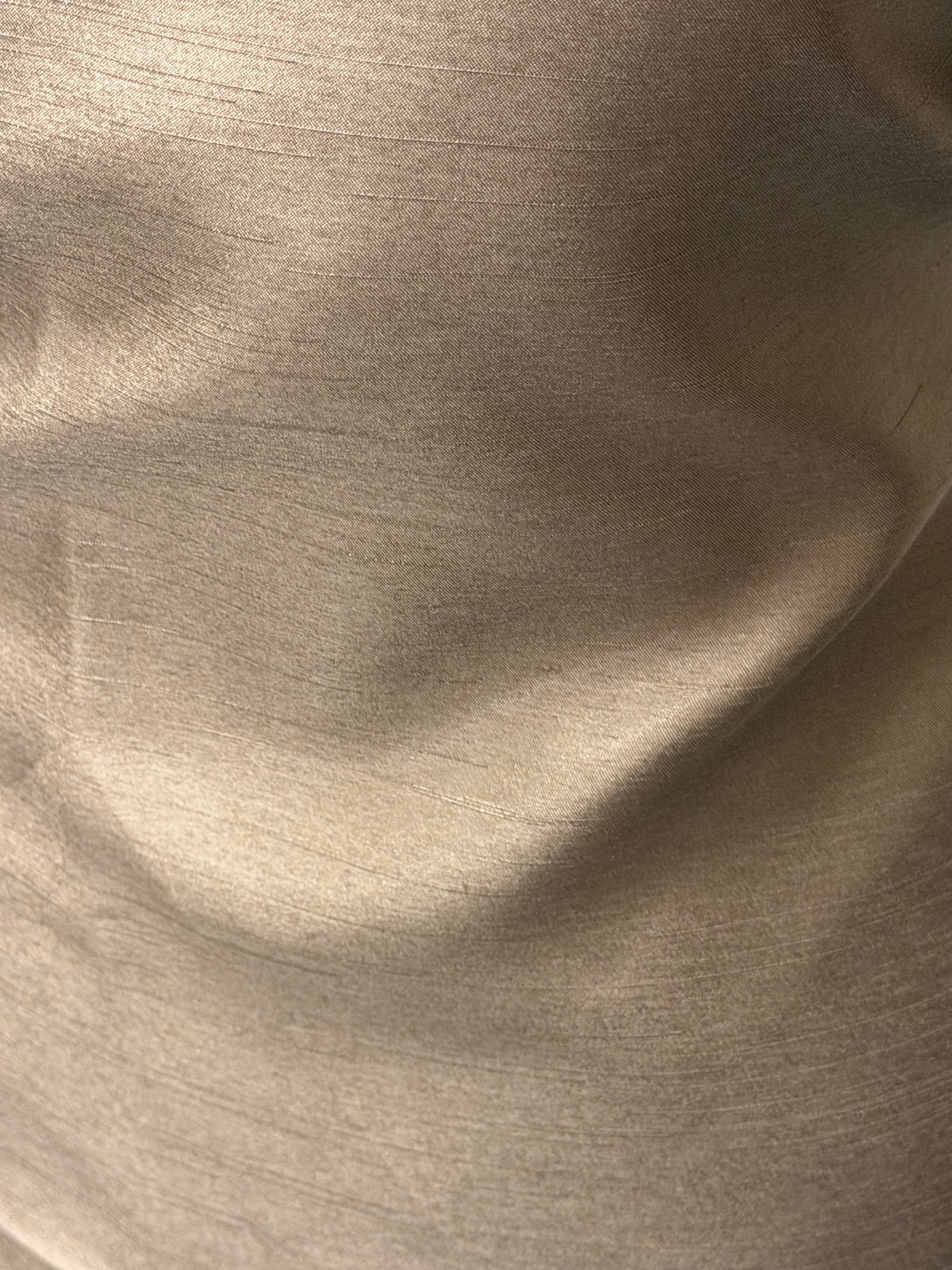 Taupe Polyester Satin Backed Dupion - Clarity (P967)