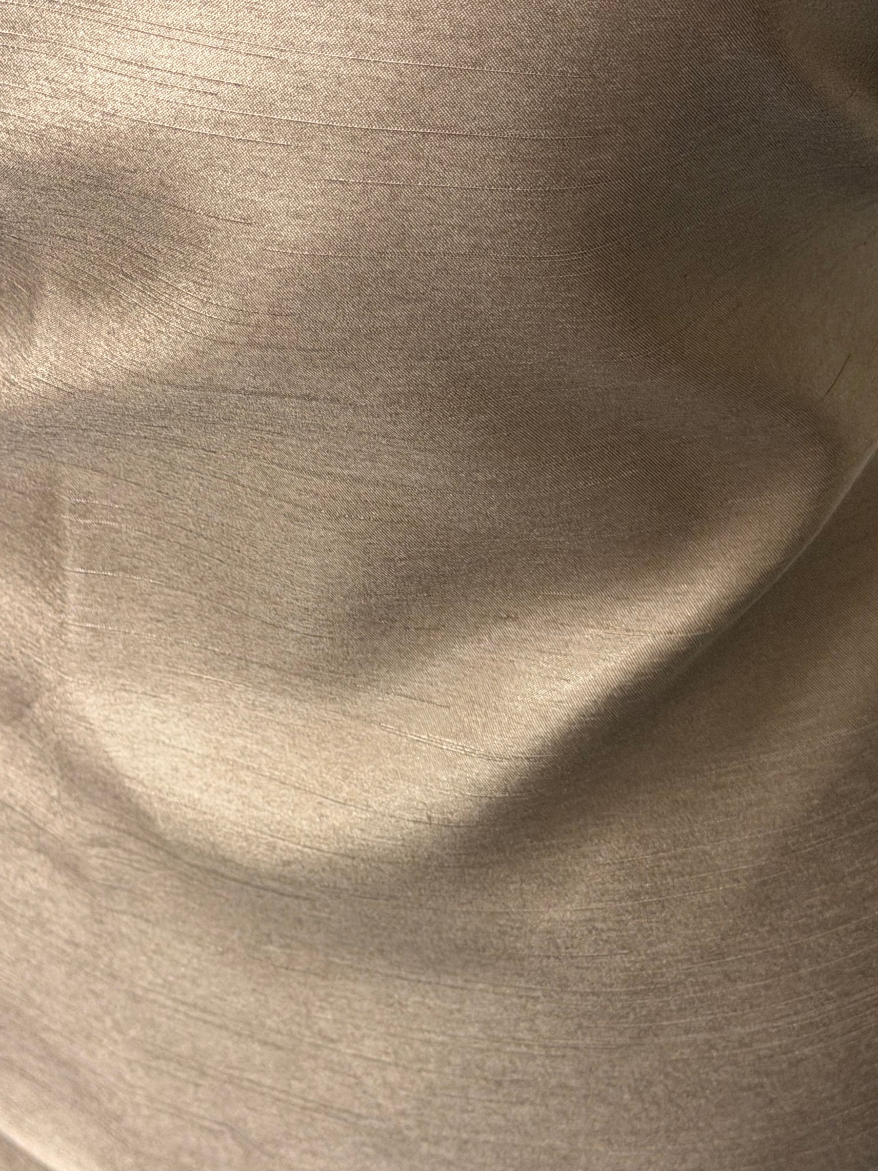 Taupe Polyester Satin Backed Dupion - Clarity (P967)
