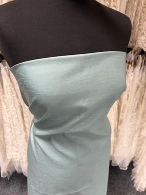 Sage Polyester Satin Backed Dupion - Clarity (P967)