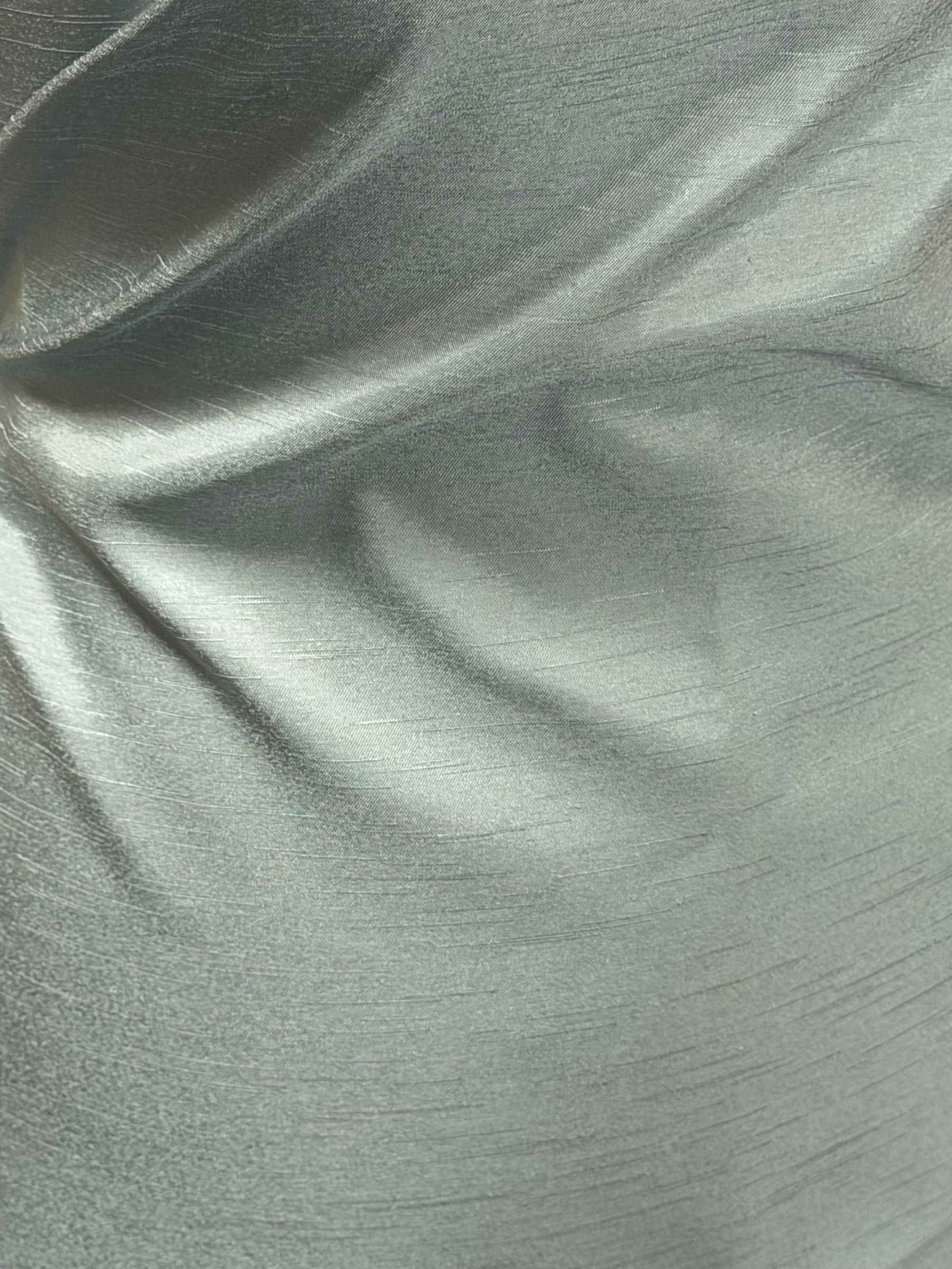 Sage Polyester Satin Backed Dupion - Clarity (P967)