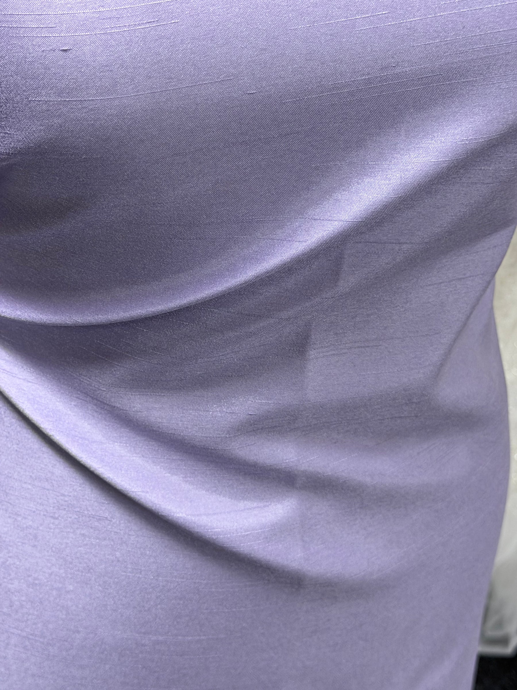 Lilac Polyester Satin Backed Dupion - Clarity (P967)