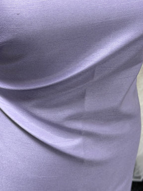 Lilac Polyester Satin Backed Dupion - Clarity (P967)