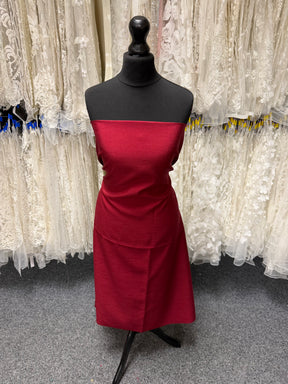 Ruby Polyester Satin Backed Dupion - Clarity (P967)