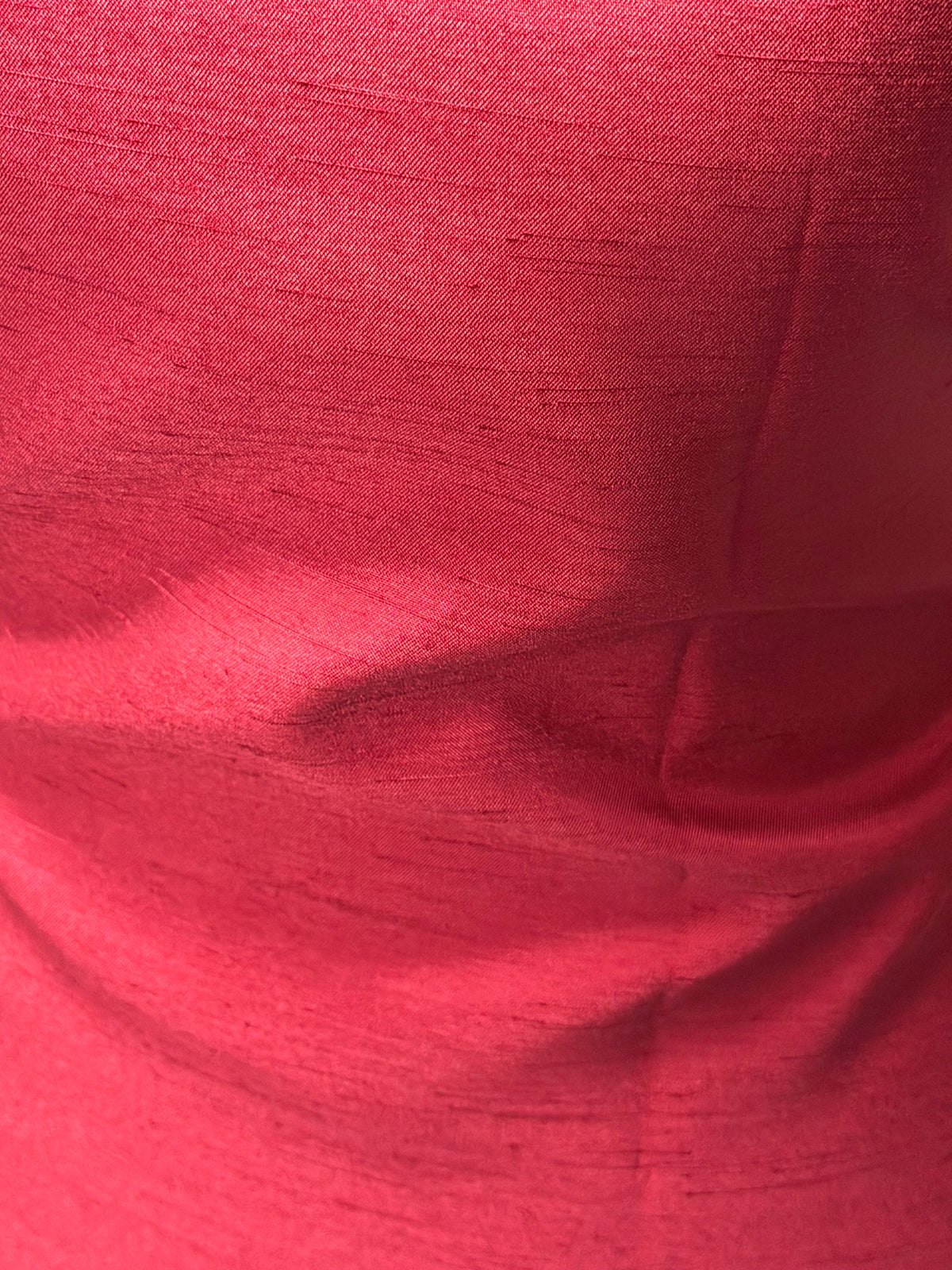 Ruby Polyester Satin Backed Dupion - Clarity (P967)