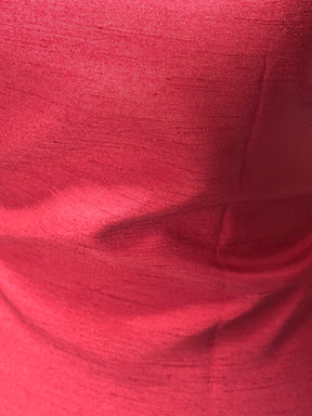 Ruby Polyester Satin Backed Dupion - Clarity (P967)