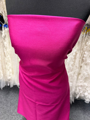 Fuchsia Polyester Satin Backed Dupion - Clarity (P967)