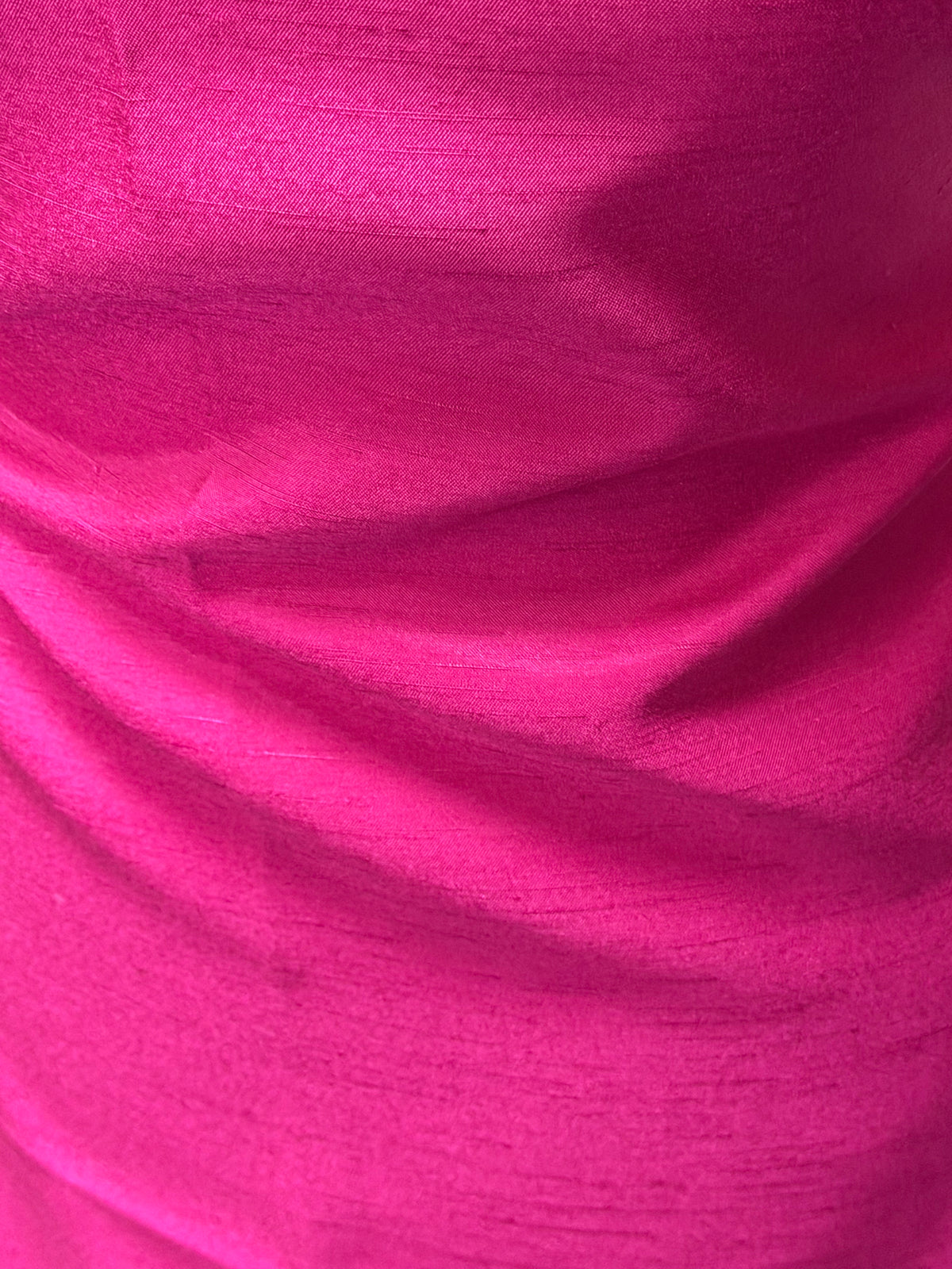 Fuchsia Polyester Satin Backed Dupion - Clarity (P967)