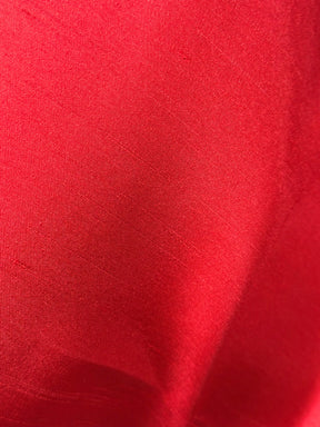 Red Polyester Satin Backed Dupion - Clarity (P967)