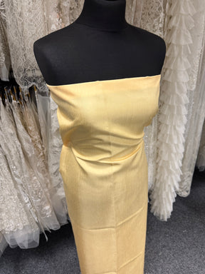 Lemon Polyester Satin Backed Dupion - Clarity (P967)