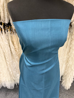 Teal Polyester Satin Backed Dupion - Clarity (P967)