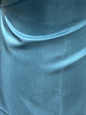 Teal Polyester Satin Backed Dupion - Clarity (P967)