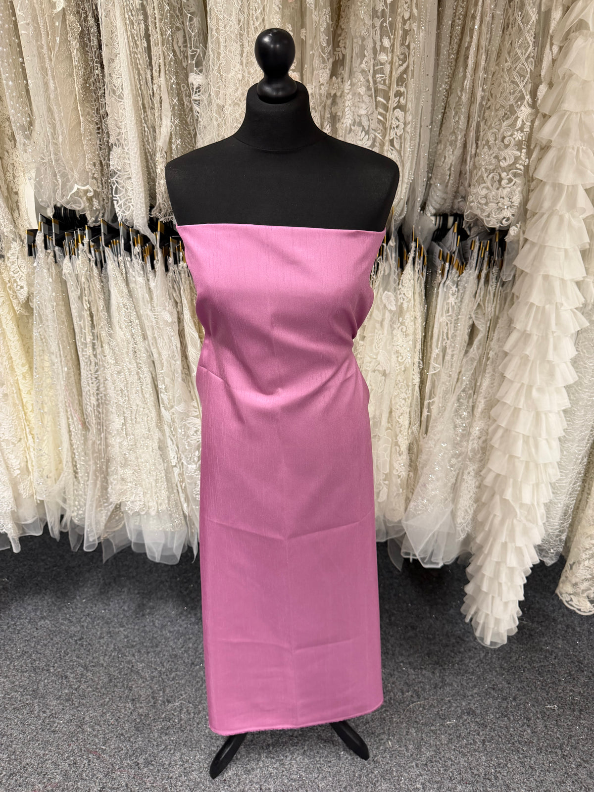 Sorbet Polyester Satin Backed Dupion - Clarity (P967)