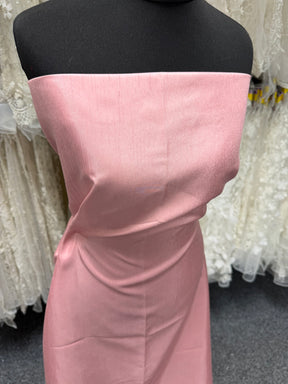 Light Rose Polyester Satin Backed Dupion - Clarity (P967)