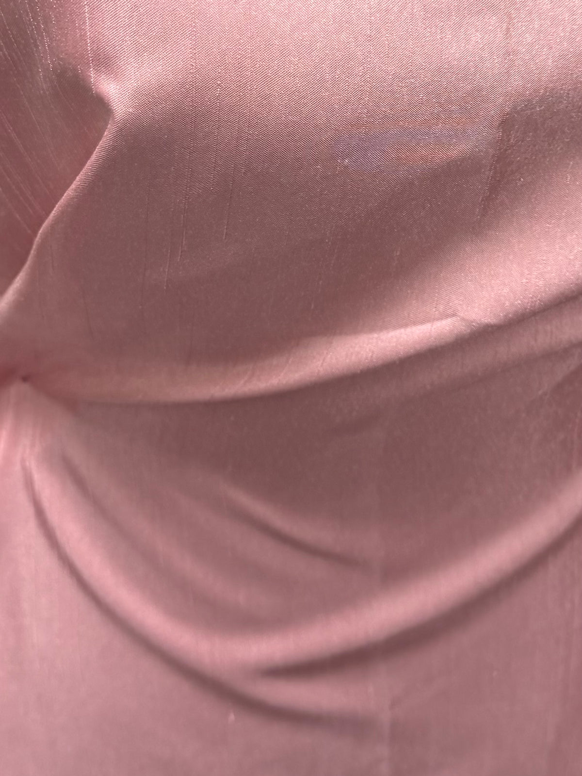 Light Rose Polyester Satin Backed Dupion - Clarity (P967)