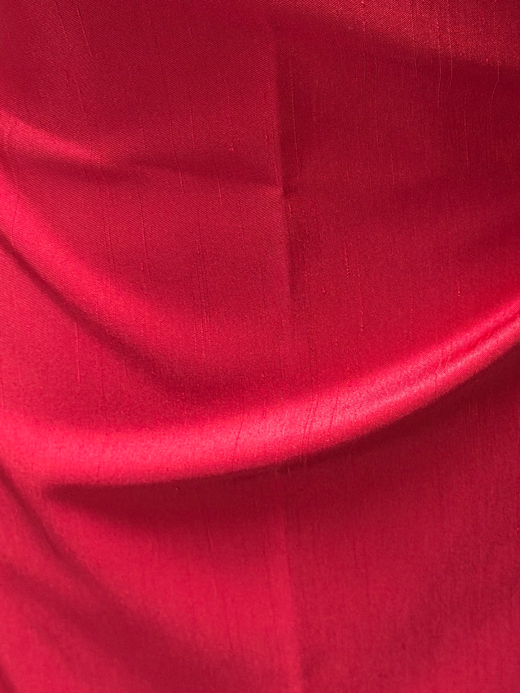 Claret Polyester Satin Backed Dupion - Clarity (P967)