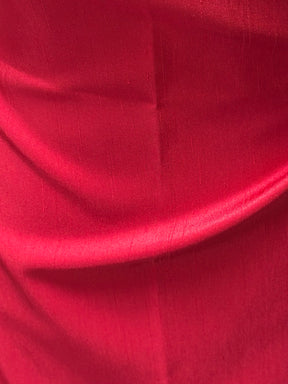 Claret Polyester Satin Backed Dupion - Clarity (P967)