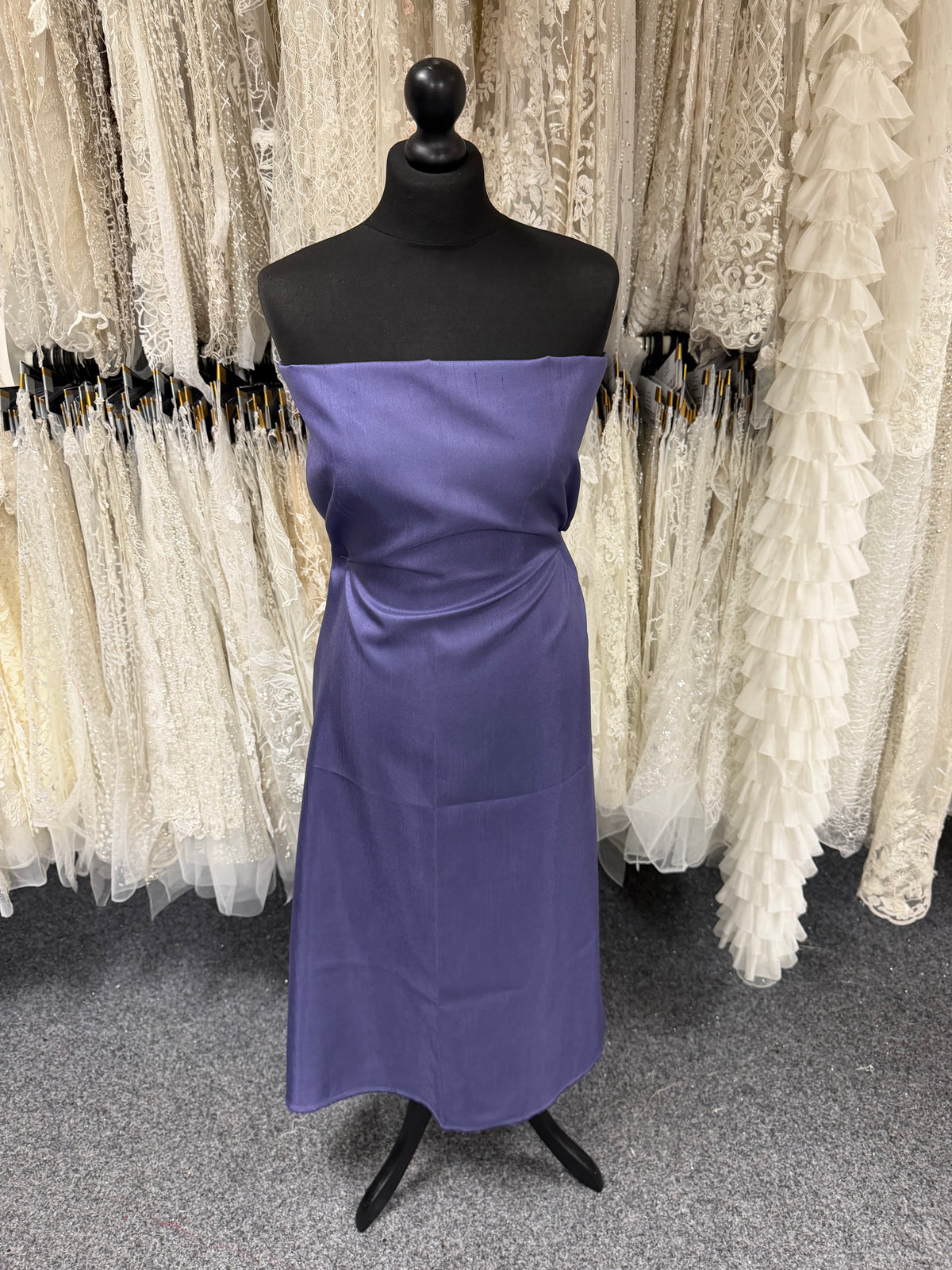 Grape Polyester Satin Backed Dupion - Clarity (P967)