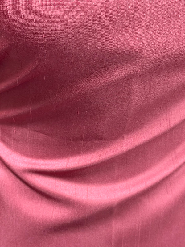 Dusky Pink Polyester Satin Backed Dupion - Clarity (P967)
