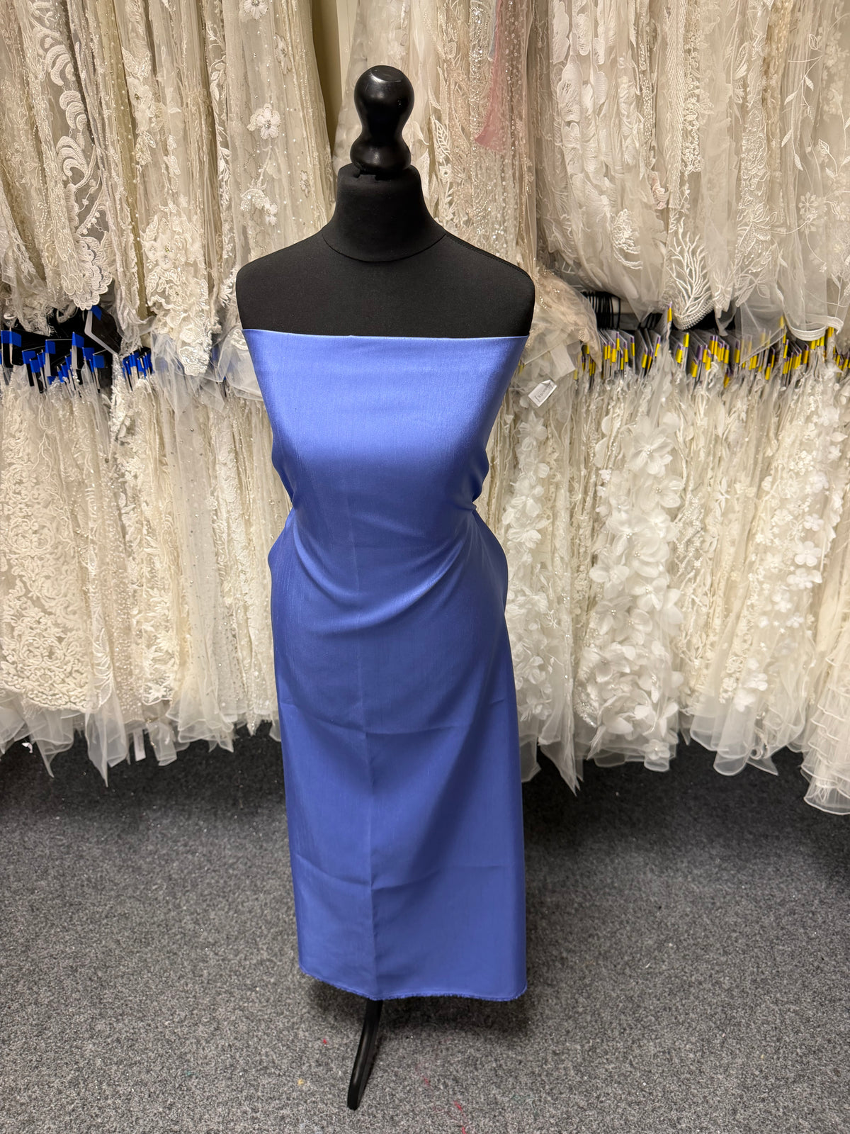 Hyacinth Polyester Satin Backed Dupion - Clarity (P967)