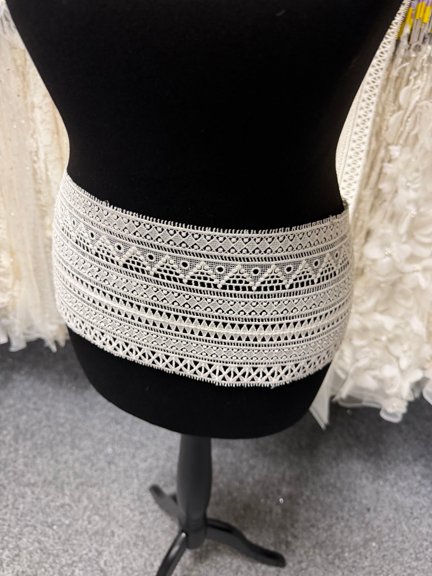 Ivory Guipure Edging - EH4007