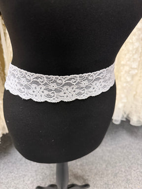 White Stretch Edging - EF4006