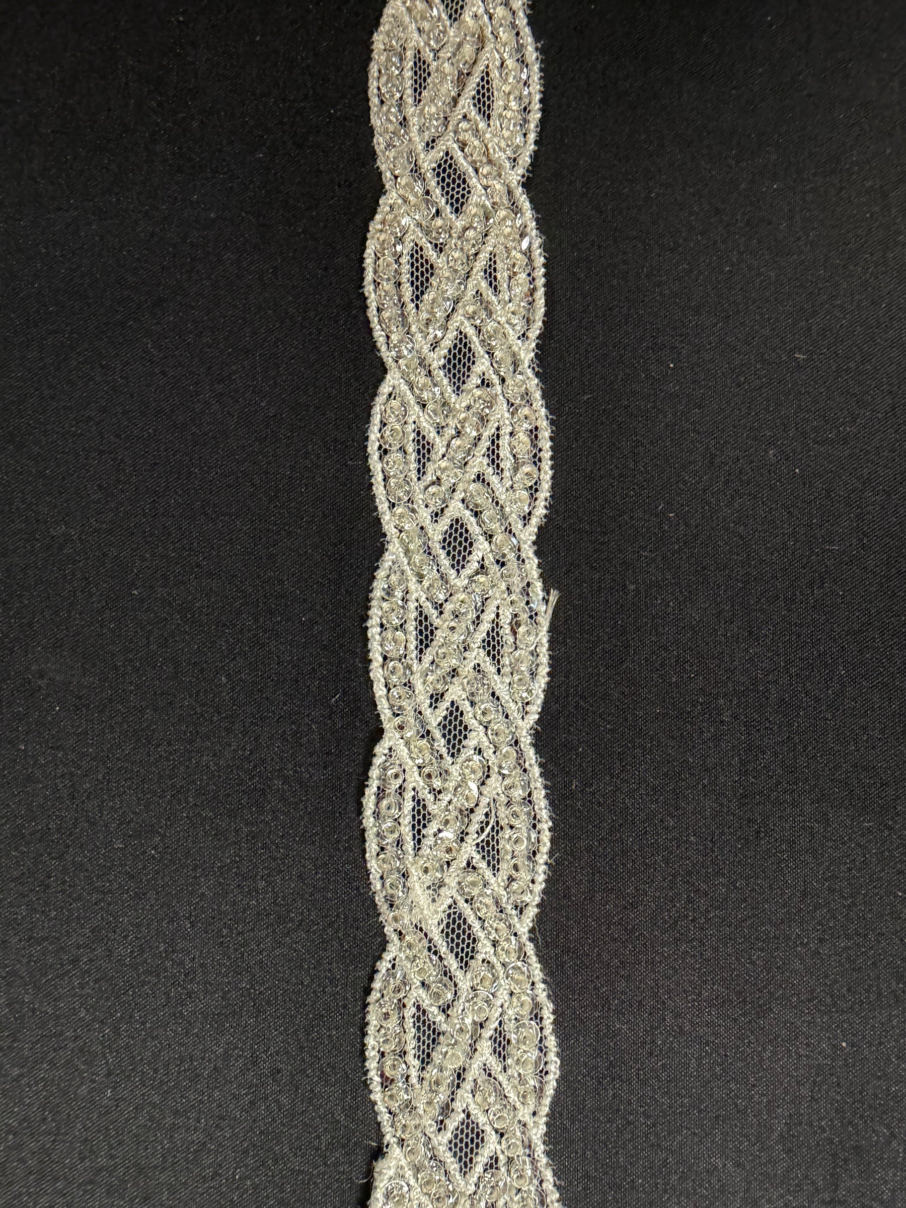 Ivory Beaded Edging - EH2010