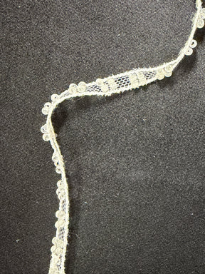 Ivory Beaded Edging - EH2027