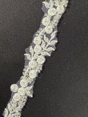 White Beaded Edging - EH2011