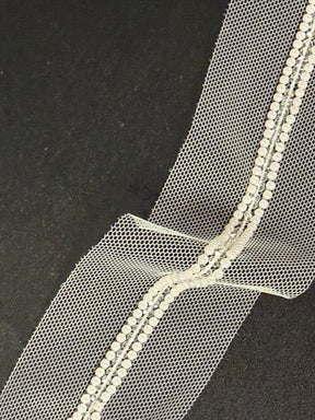 Ivory Beaded Edging - EH2037