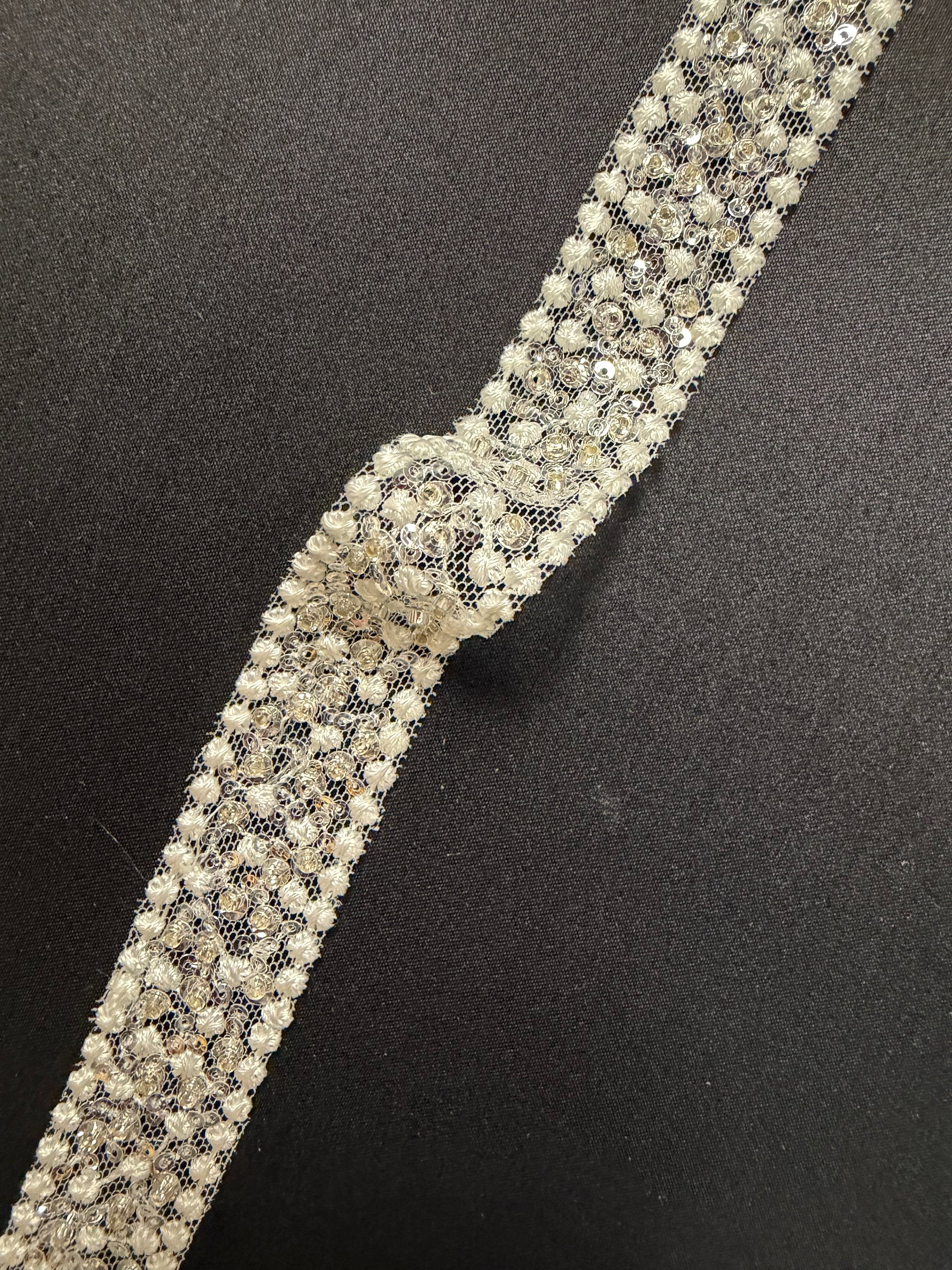 Ivory Beaded Edging - EH2032