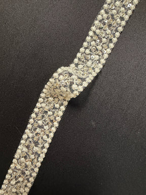 Ivory Beaded Edging - EH2032