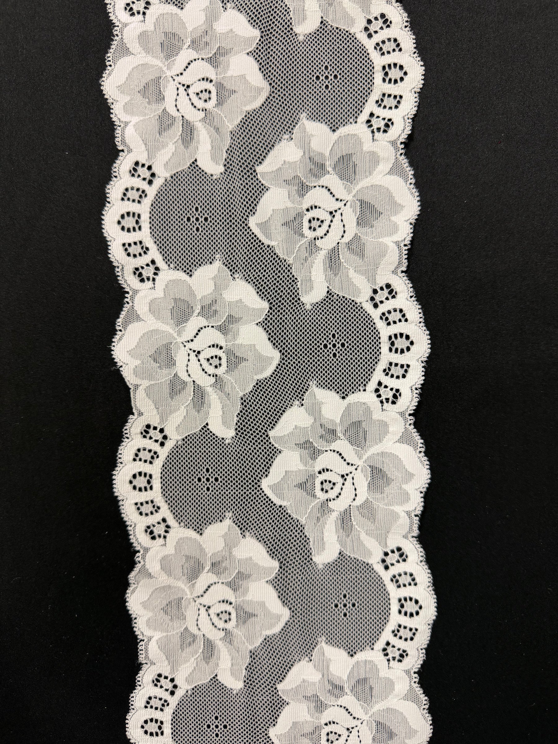 Ivory Stretch Lace Edging - EG4001