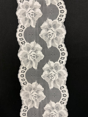 Ivory Stretch Lace Edging - EG4001